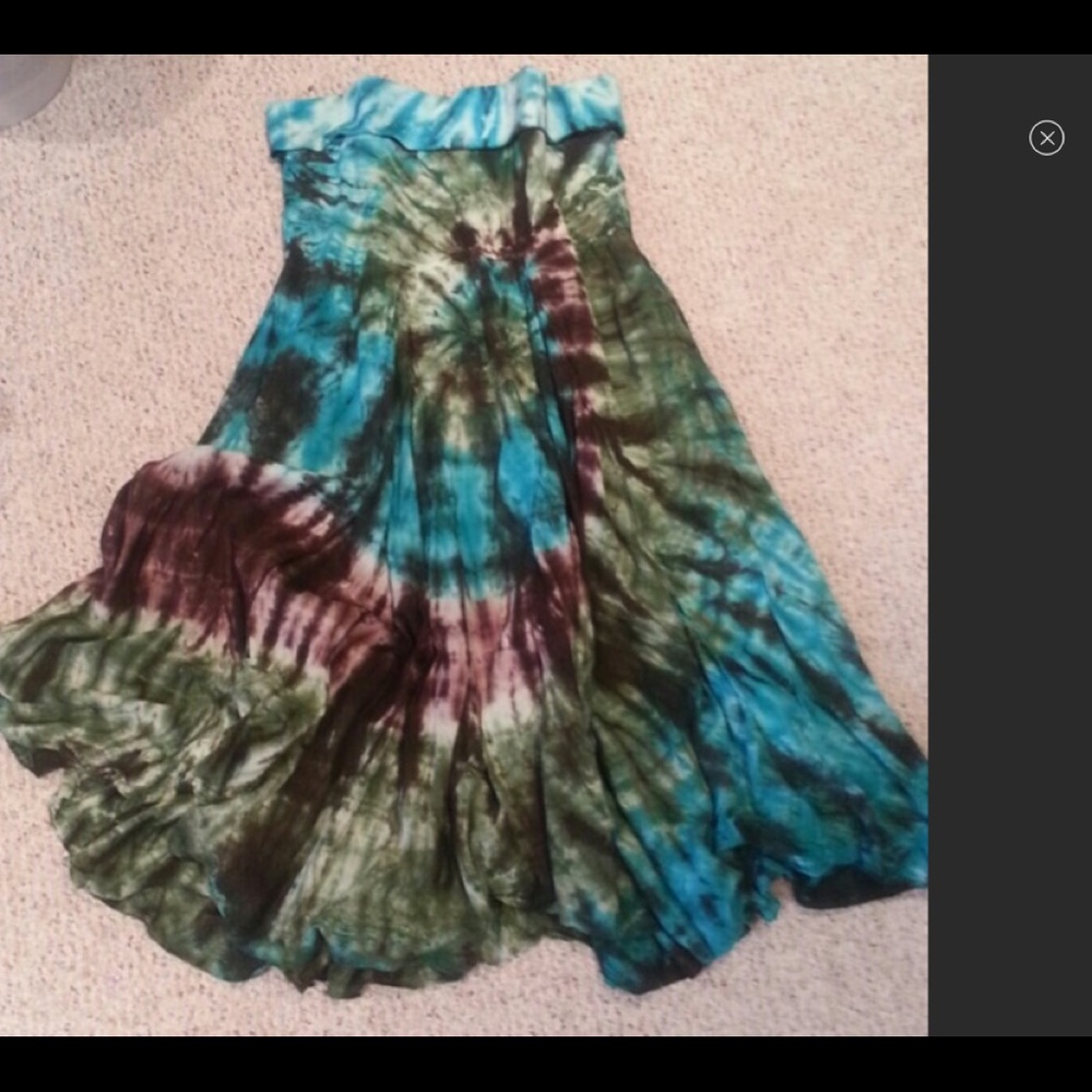 Tie-dye Maxi Skirt